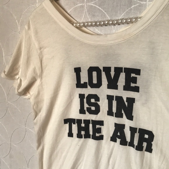 ⚡️SOLD⚡️ZARA: Love Tee - Picture 1 of 4